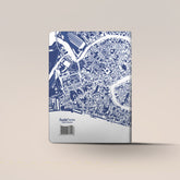 Notebook "Venice Map" blue